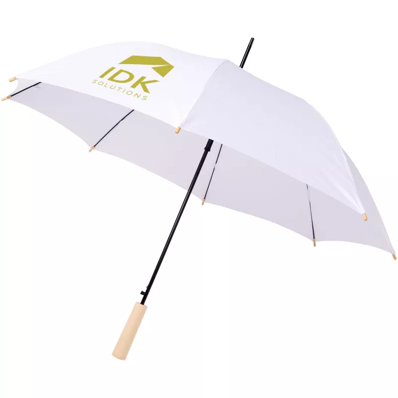Parasol automatyczny Alina 23” wykonany z plastiku PET z recyklingu - Biały (10940002)