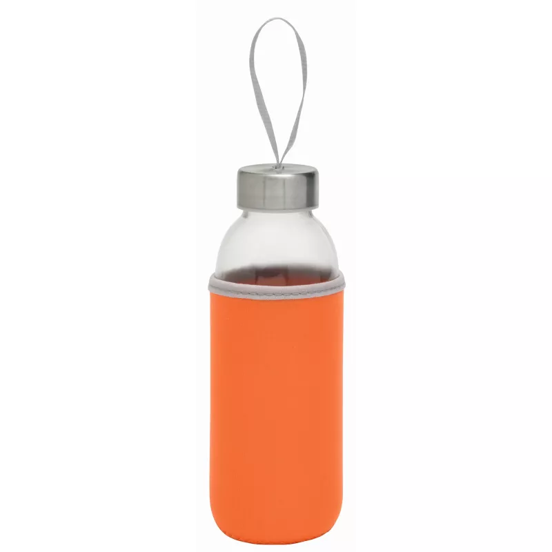 Szklana butelka TAKE WELL 450 ml - pomarańczowy (56-0304235)