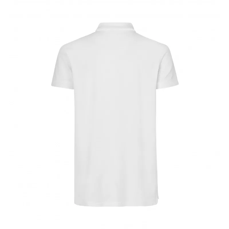 Koszulka bawełniana 210 g/m² ID Polo/stretch 0525 - White (0525-WHITE)