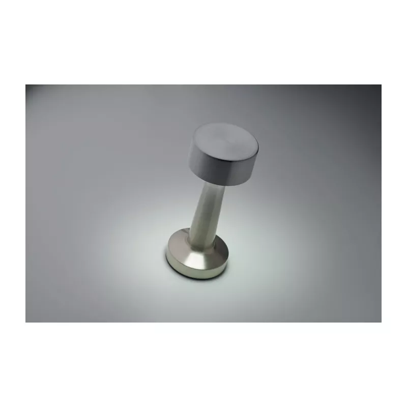 Lampka stołowa LED metalowa 1200 mAh HIERLUZ - Srebrny Mat (MO2478-16)