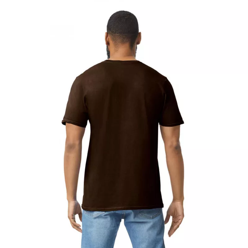 Koszulka bawełniana 150 g/m² Gildan SoftStyle™ 64000 - Dark Chocolate (64000-DARK CHOCOLATE)