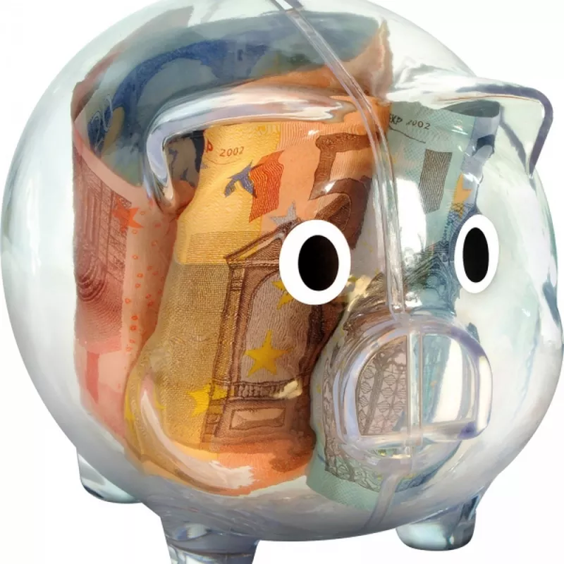 Skarbonka świnka TRUDY - przeźroczysty (5623566)