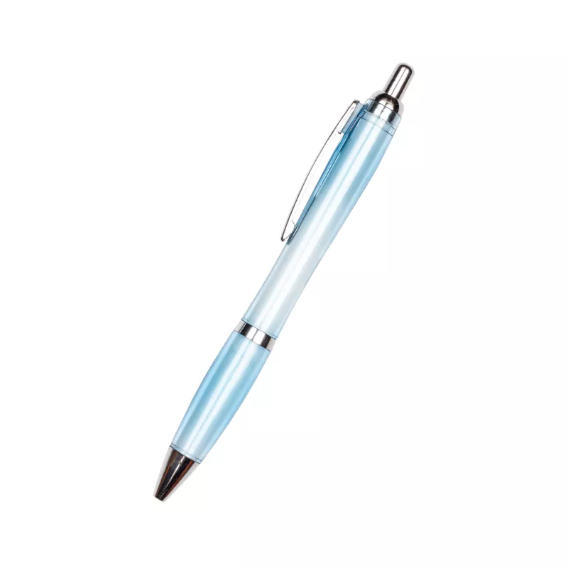 Przeźroczysty długopis Alken - jasnoniebieski (255224)