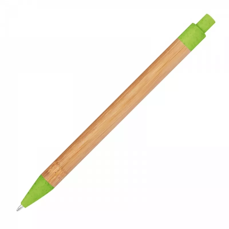 Długopis bambusowy FABIANA - zielony (1321109)