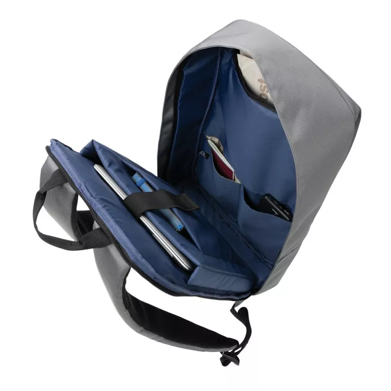 Plecak na laptopa 15.6" Impact AWARE™ RPET - szary, niebieski (P762.812)