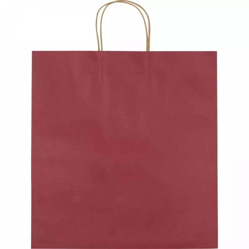 Torba papierowa duża 120 g/m2 GUS - bordowy (6181702)