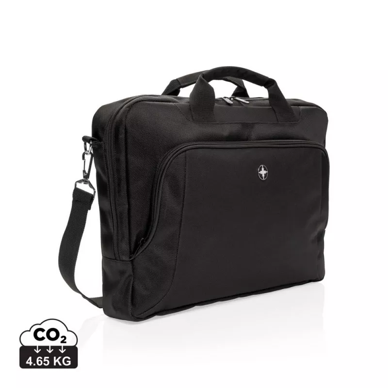 Torba na laptopa 15,6" Swiss Peak Deluxe - czarny (P762.090)