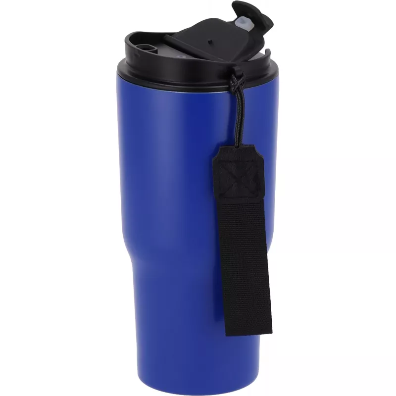 Kubek termiczny 550 ml ze stali z recyklingu DANA - niebieski (8523904)