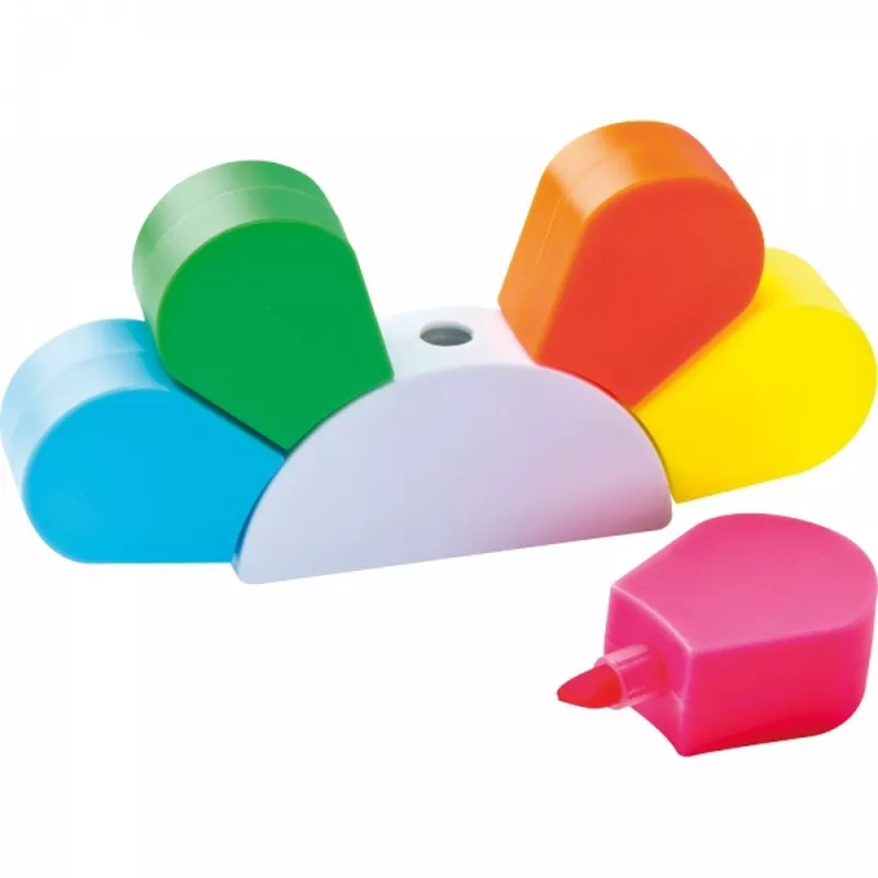 Zakreślacz 5w1 LILLIAN - biały (2348606)