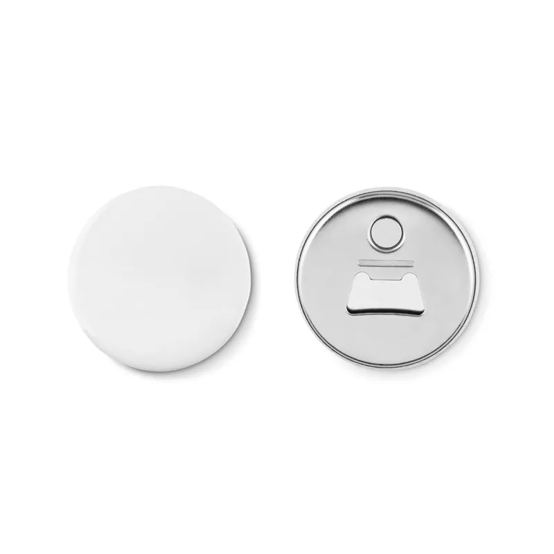 Magnes na lodówkę z otwieraczem 6 cm PIN OPENER - Srebrny Mat (MO9331-16)