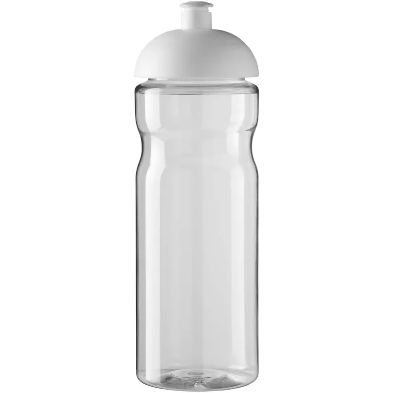 Bidon H2O Eco z wypukłym wieczkiem 650 ml - Biały-Przezroczysty (21009892)