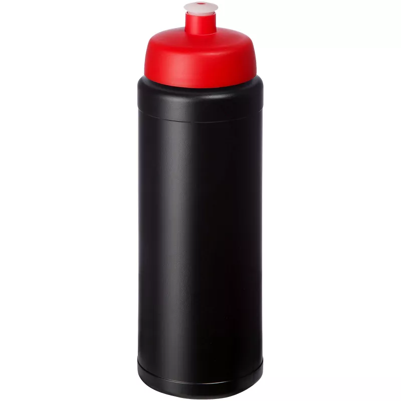 Bidon Baseline® Plus o pojemności 750 ml z wieczkiem sportowym - Czarny-Czerwony (21069014)