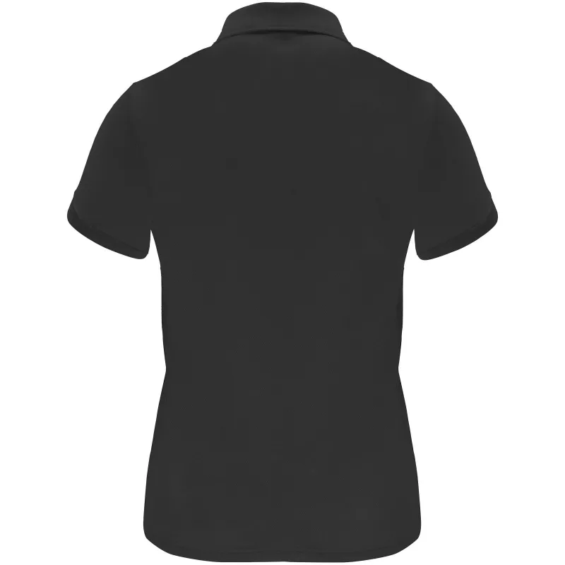 Damska sportowa koszulka polo z poliestru 150 g/m² ROLY MONZHA WOMAN 0410 - Czarny (R0410-BLACK)