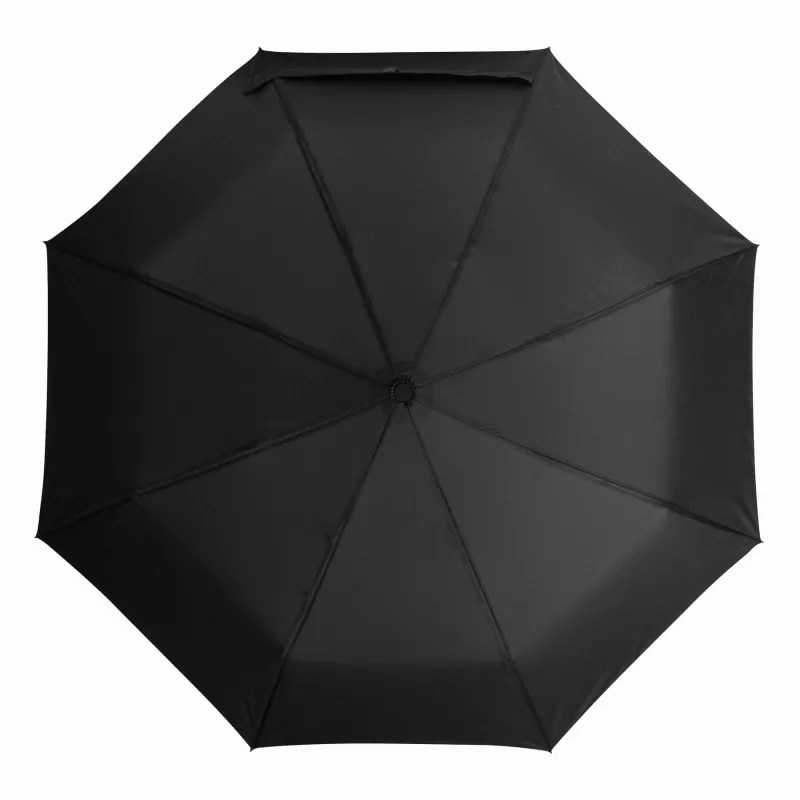Automatycznie otwierany i składany, wiatroodporny parasol kieszonkowy CALYPSO - czarny (56-0101271)
