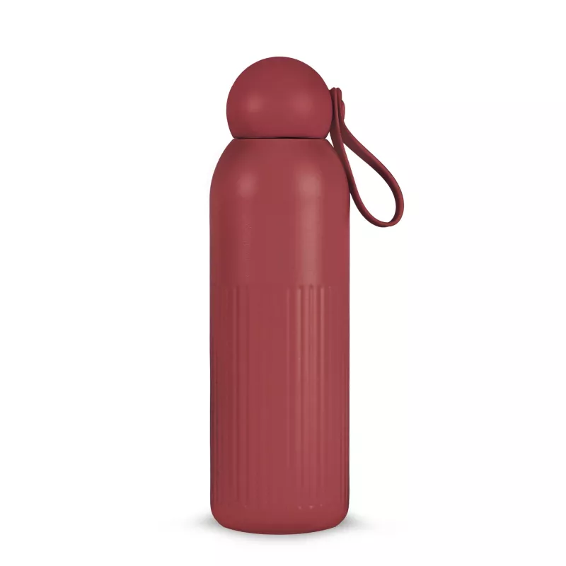 Stalowa butelka Sagaform Tekla (z recyklingu) 500 ml - ciemnoczerwony (LT52132-N0020)