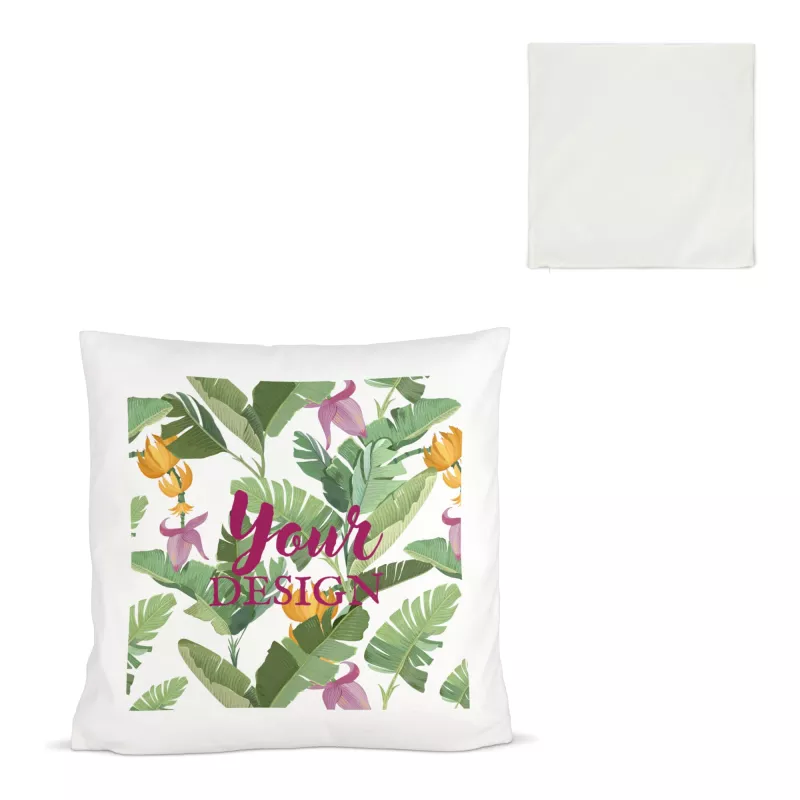 Pluszowa poszewka i poduszka 40x40 cm sublimacja - ecru (LT97230-N0054)