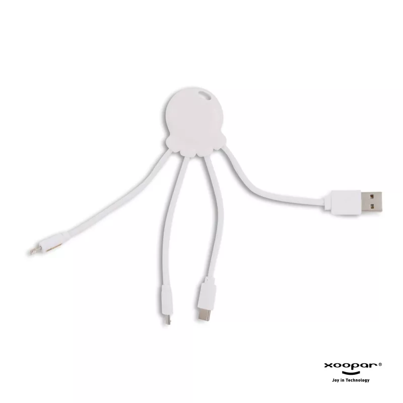2087 | Xoopar Octopus Charging cable - biały (LT41005-N0001)