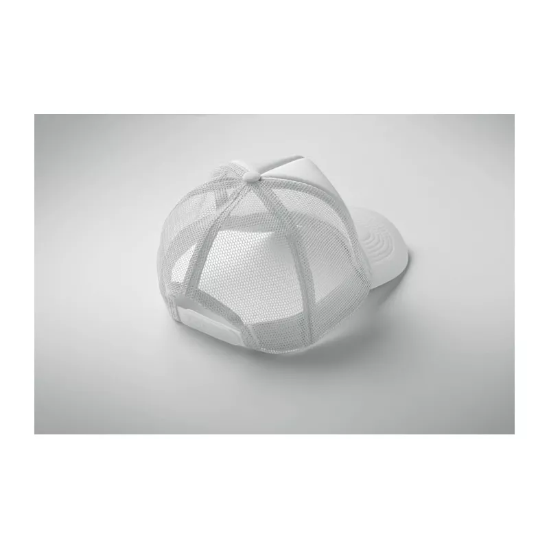 Czapka trucker 5-panelowa 150 g/m² BUBBLE - Bialy (MO2269-06)
