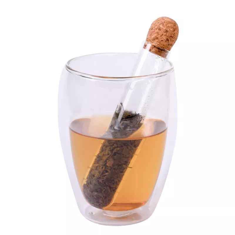 Zaparzacz do herbaty WHOLE FLAVOUR, brązowy - transparentny (56-0304467)