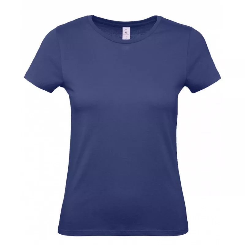 Damska koszulka reklamowa 145 g/m² B&C #E150 / WOMEN - Electric Blue (451) (TW02T/E150-ELECTRIC BLUE)