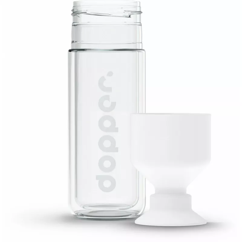 Butelka szklana - Dopper Glass 450ml - Biały (DO2387)