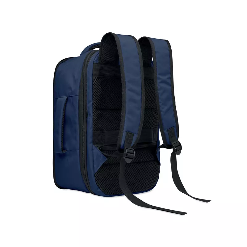 Plecak kabinowy z RPET na laptop 15" FLYSAFE - Niebieski (MO2840-04)