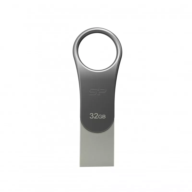 Pendrive z wejściem USB typu C Mobile C80, 64GB 3.2 Silicon Power - szary (EG 815007 32GB)