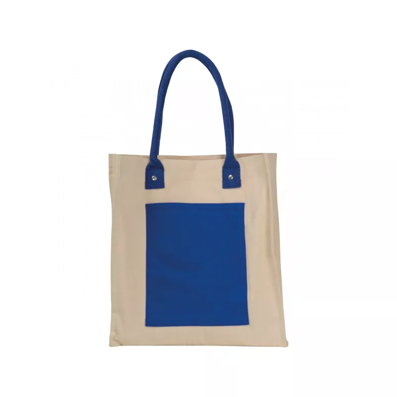 Torba płócienna z długimi uszami 320 g/m² 35x13x38cm - niebieski (6521804)