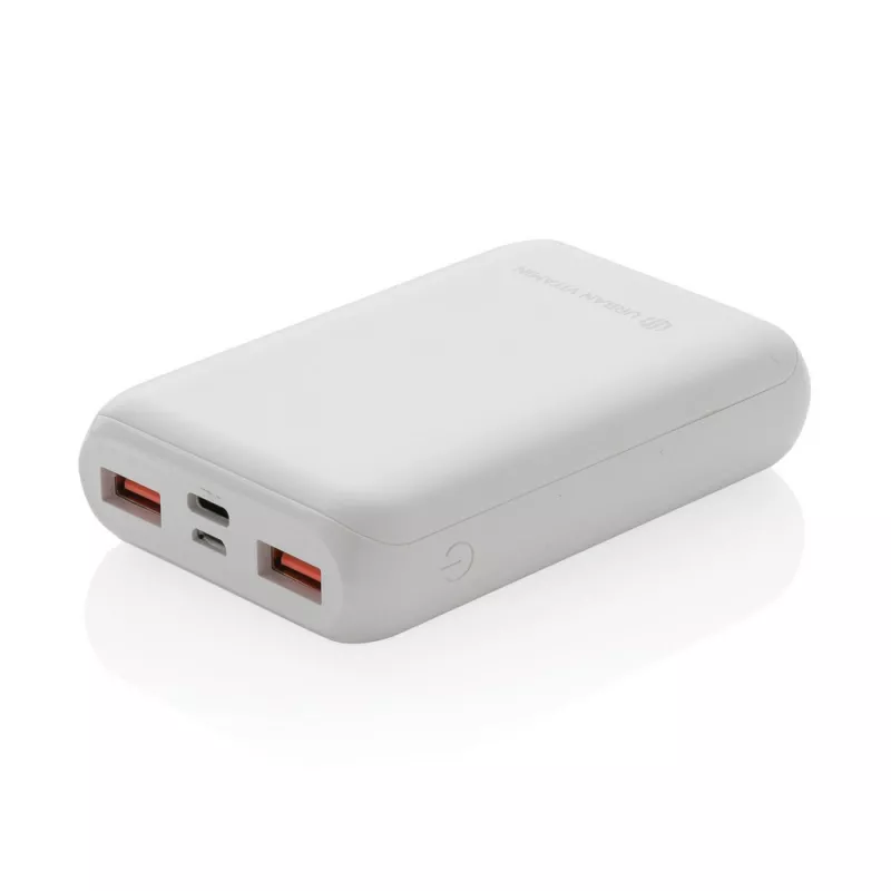 Szybki power bank 10000 mAh Urban Vitamin - biały (P322.703)