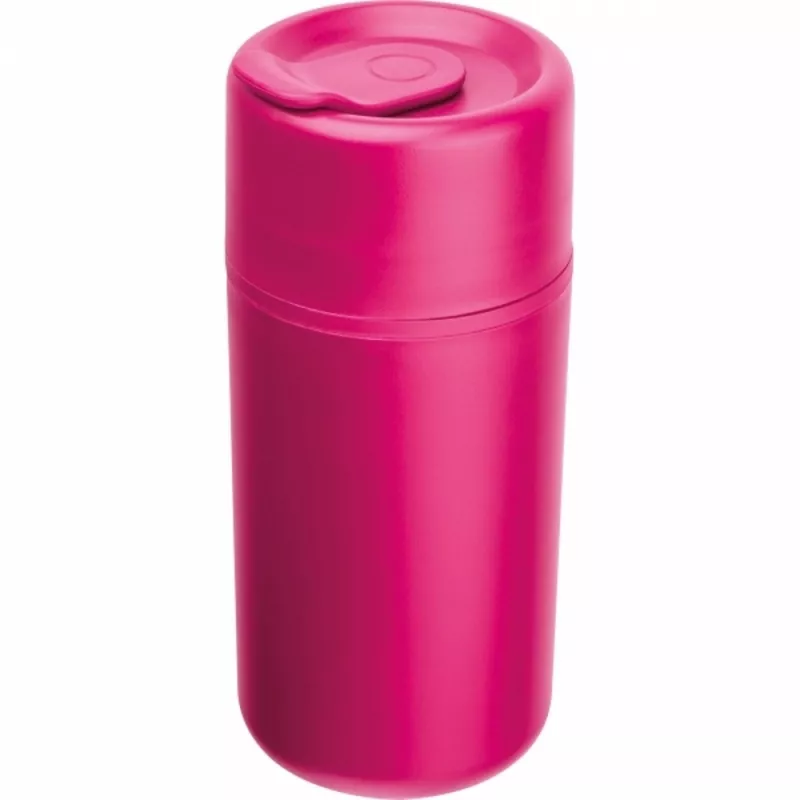 Kubek z podwójnymi ściankami GENOA 500 ml - różowy (535411)