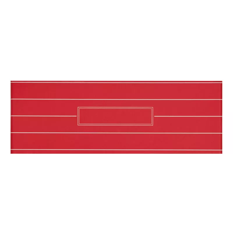 Metal długopis - czerwony, srebrny (58-1100621)