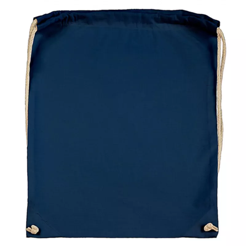 Plecak bawełniany na sznurkach Jassz 140 g/m², 38 x 42 cm - Indigo Blue (602.57-INDIGO BLUE)