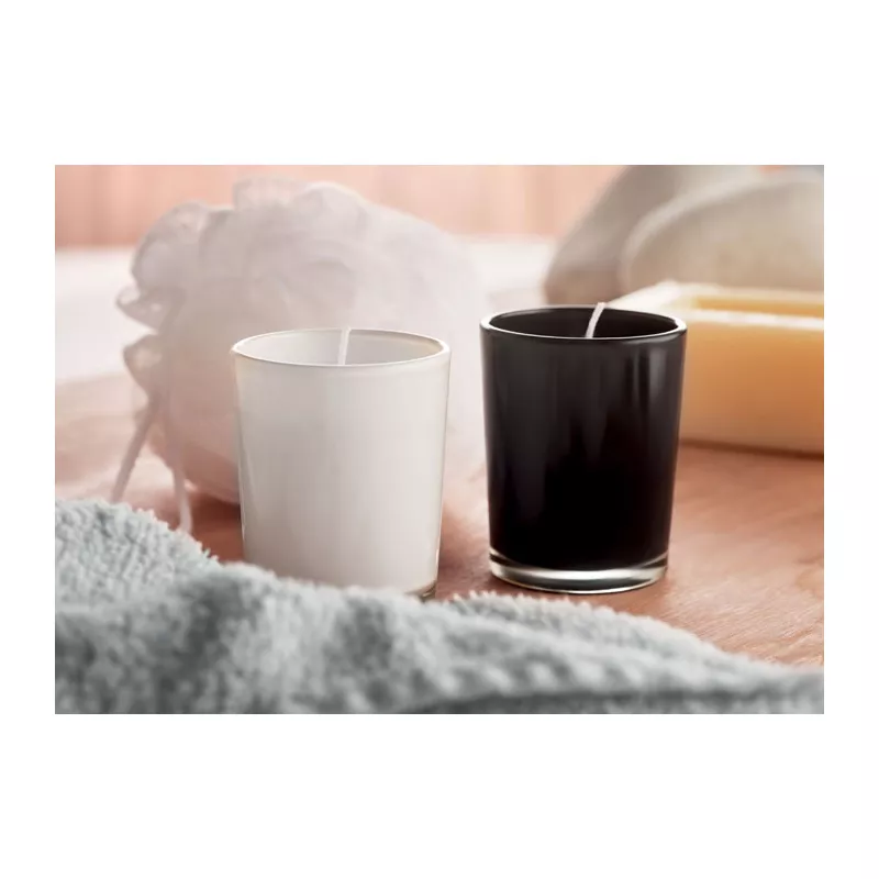 Świeca zapachowa roślinna w szkle 50 g SELIGHT - Czarny (MO9030-03)