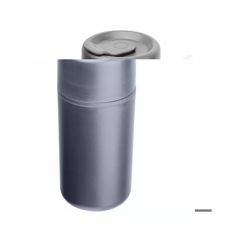 Kubek termiczny z polipropylenu GENOA 500 ml - szary (535407)