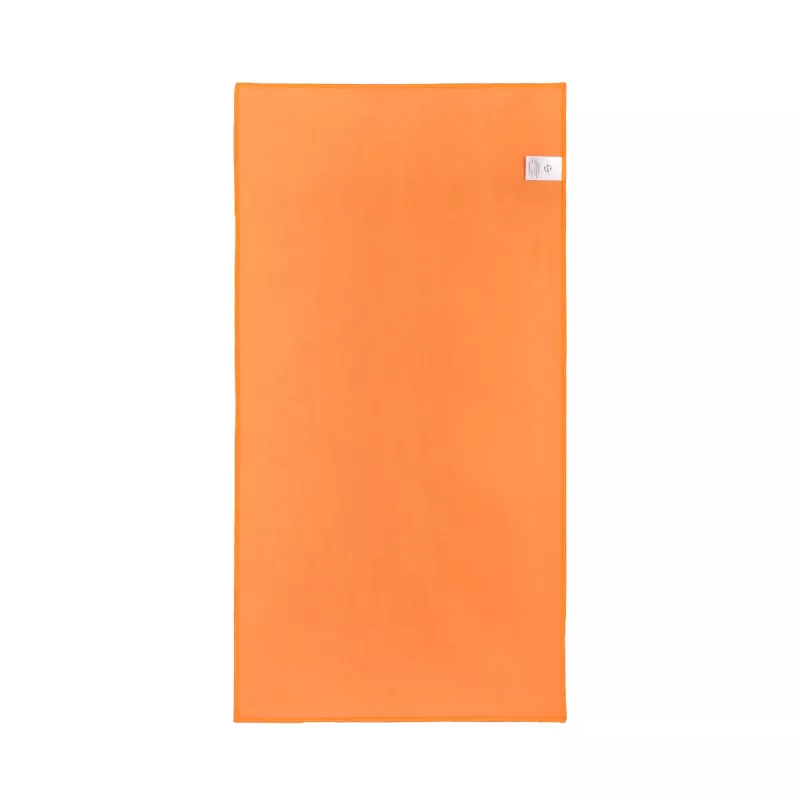 R-PET Szybkoschnący ręcznik 40×80 cm z woreczkiem, sublimacja. - pomarańczowy (LT97214-N0026)