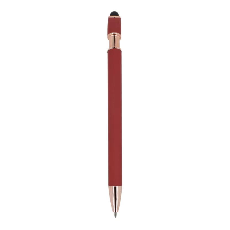 Ballpen Paris Deluxe Metal Rubberised - ciemnoczerwony (LT87783-N0020)