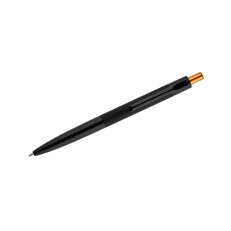 Długopis metalowy z powłoką soft touch i lustrzanym grawerem PAUL - złoty (19746-24)