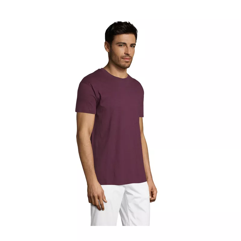 Koszulka unisex bawełniana 150 g/m² Sol's REGENT - Burgundy (S11380-BG)