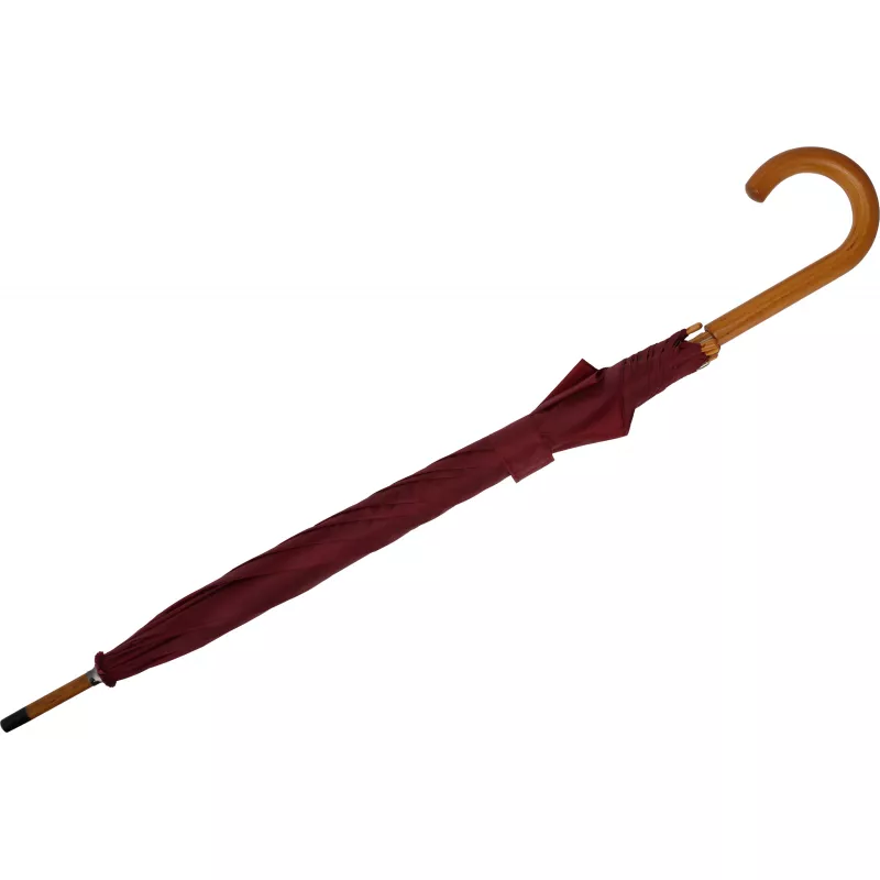 Parasol automatyczny drewniany Ø105 cm NANCY - bordowy (513102)