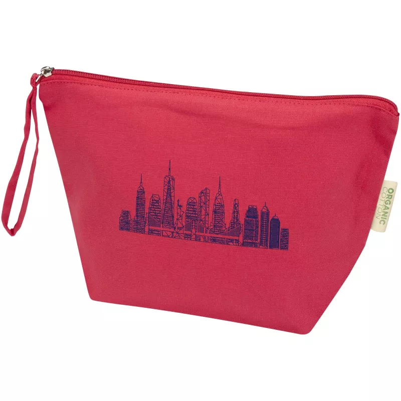 Odisha duża organiczna saszetka z certyfikatem OCS na akcesoria o gramaturze 180 g/m², 3 l  - Czerwony (12078521)