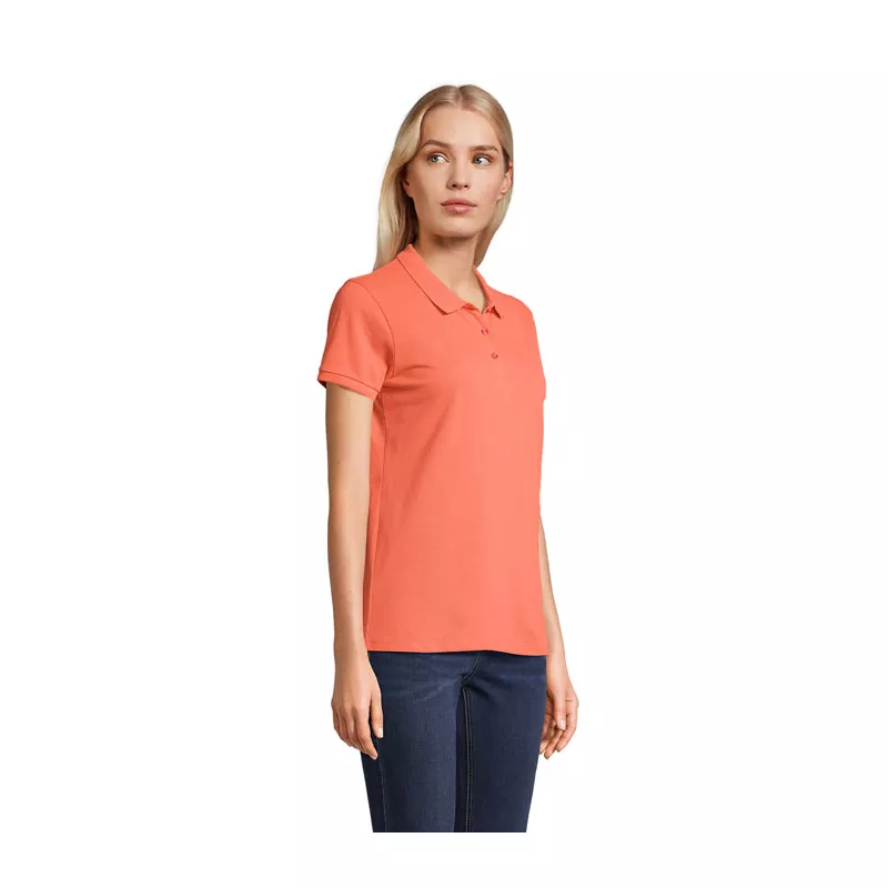 Polo damskie organiczne 170 g/m² Sol's PLANET WOMEN - Pop Orange (S03575-PO)