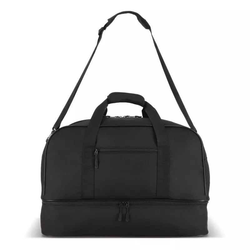 Torba sportowo-podróżna R-PET 600D 55,5 x 25 x 36 cm 50 l - czarny (LT95369-N0002)