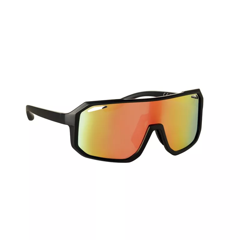 Okulary sportowe z lustrzanymi soczewkami UV400 FLASH - Wielokolorowy (MO2816-99)