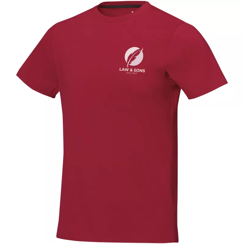 Męski T-shirt 160 g/m²  Elevate Life Nanaimo - Czerwony (38011-RED)