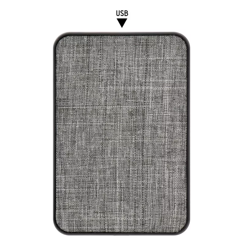Power bank 5000 mAh RPET | Russo - szary (V8199-19)