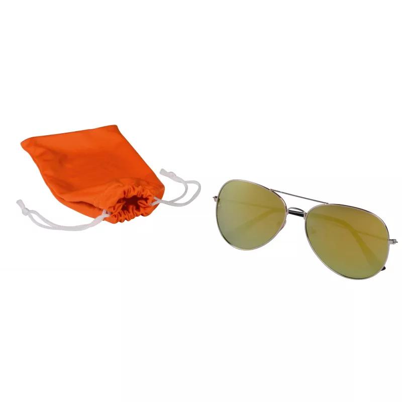 Okulary przeciwsłon. NEW STYLE - pomarańczowy (56-0603083)