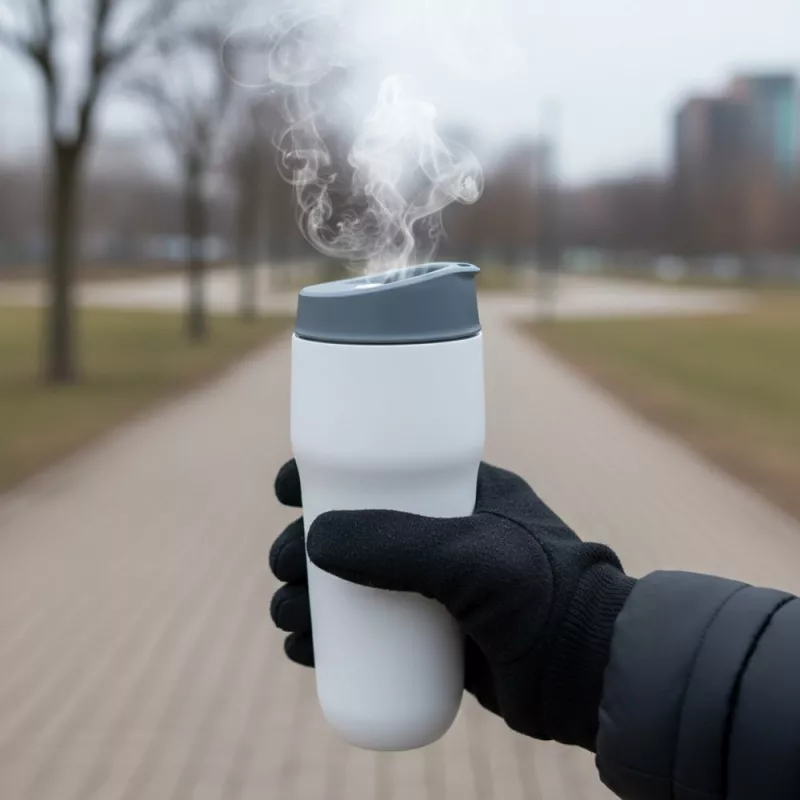 Kubek termiczny 400 ml Air Gifts | Niram - błękitny (VA095-23)