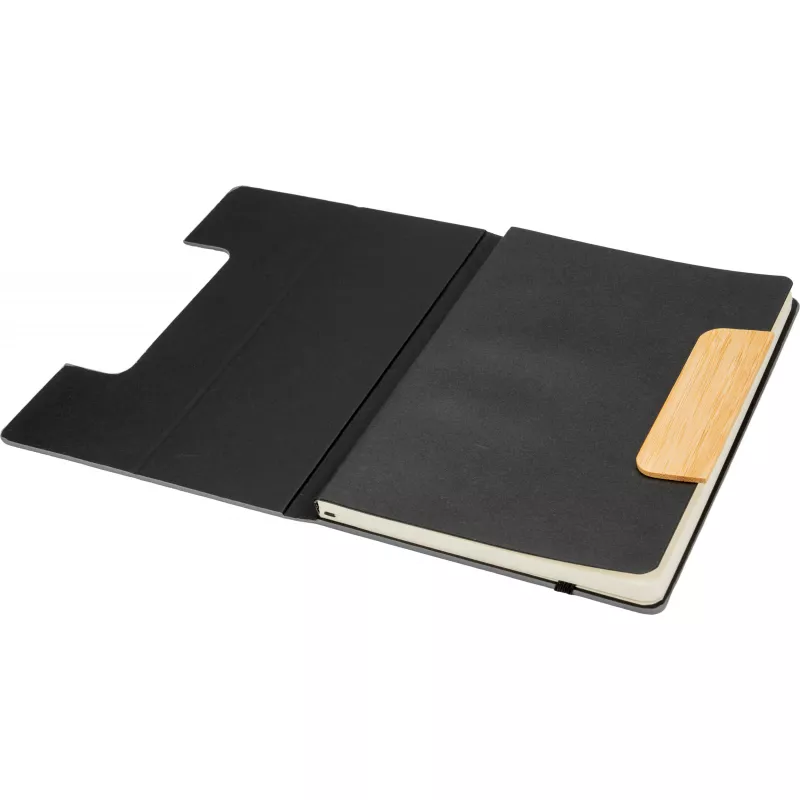 Notes A5 w linie z papieru z recyklingu z długopisem WALSALL - szary (437907)