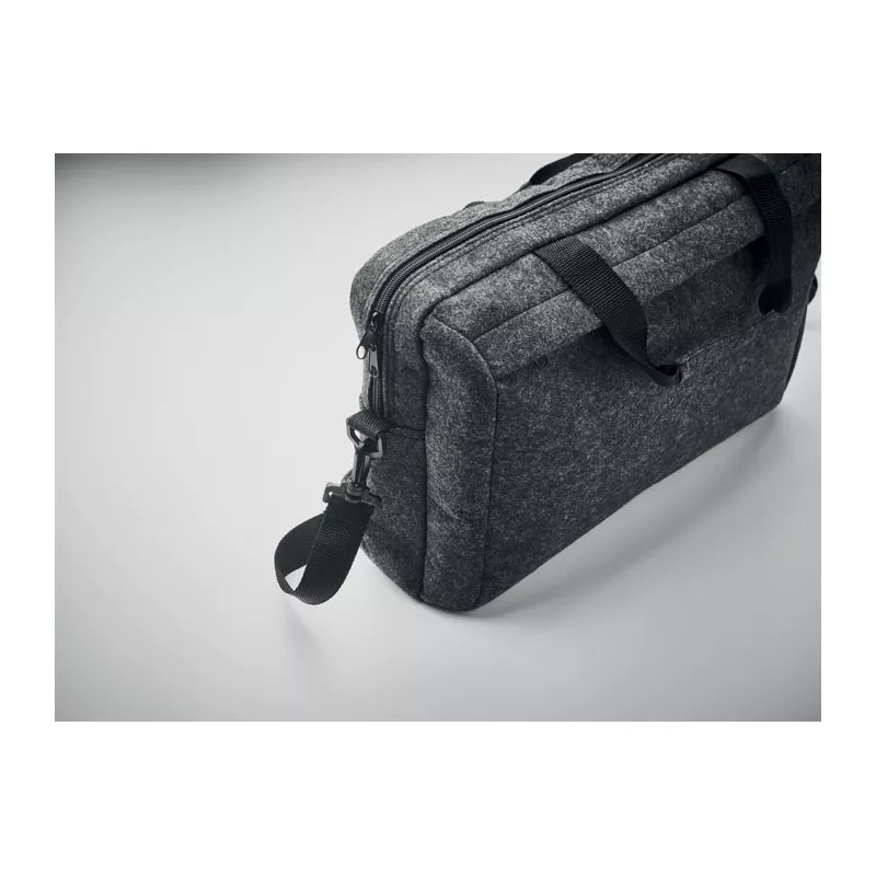 Torba na laptop 15" z filcu RPET PLANA - Kamienny Szary (MO2165-15)