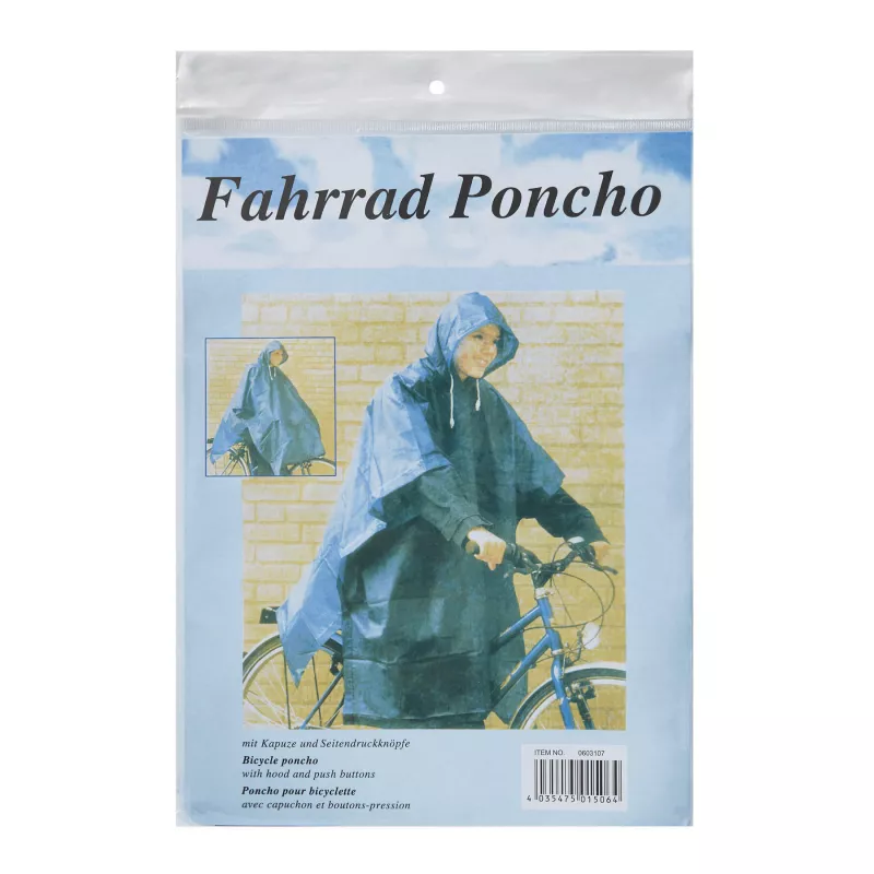 Rowerowe poncho - niebieski (56-0603107)